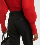 Ferragamo Wool-blend gabradine slim pants