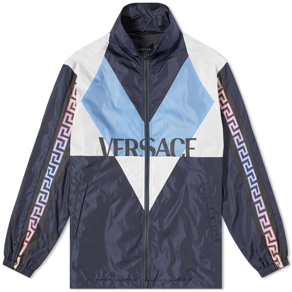 Photo: Versace Logo Panel Track Jacket