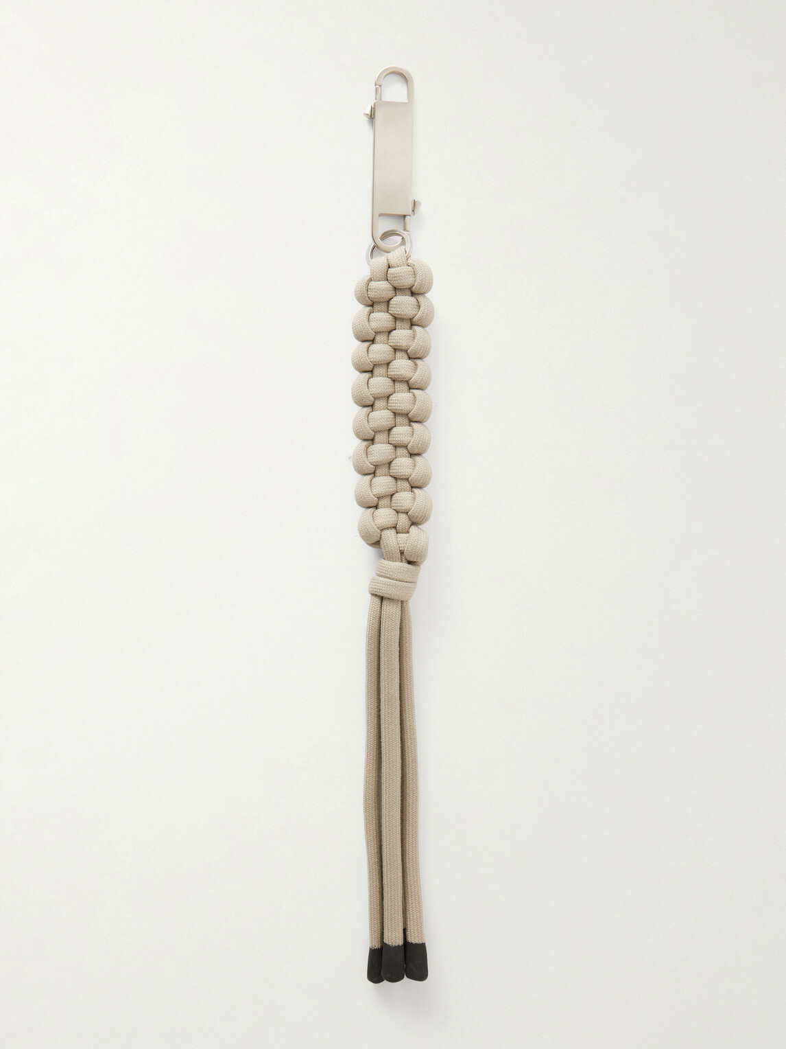 Rick Owens - Moncler Silver-Tone and Cord Keyring