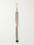 Rick Owens - Moncler Silver-Tone and Cord Keyring