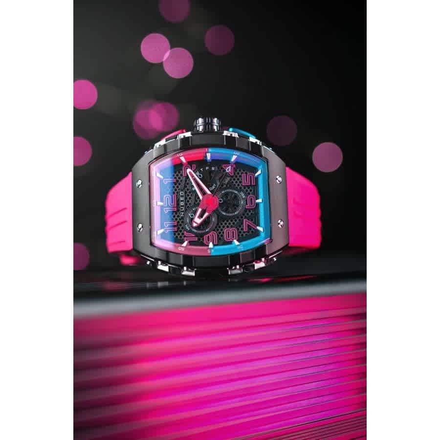 Nubeo Magellan Black Dial Mens Watch NB-6088-07