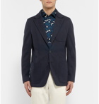 Berluti - Navy Slim-Fit Cotton-Jersey Blazer - Men - Navy