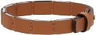 Salvatore Ferragamo Brown Leather Bracelet