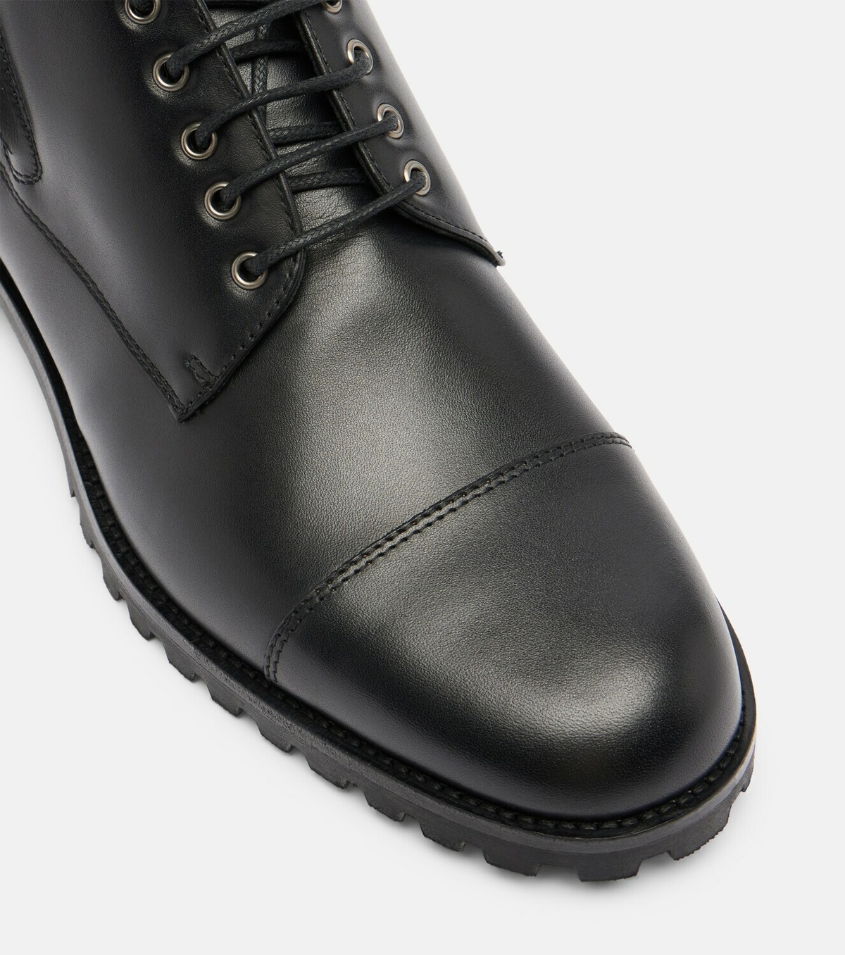 Manolo Blahnik Lugata leather combat boots