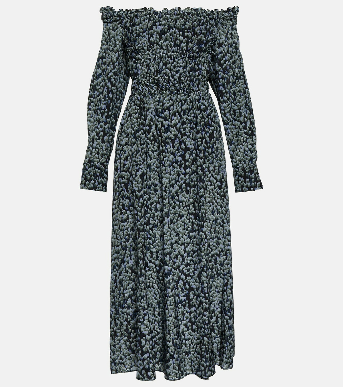 Altuzarra Lillian printed silk midi dress Altuzarra