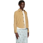 Bottega Veneta Tan Cotton Corduroy Shirt