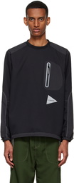 and wander Black Polyester Sweatshirt