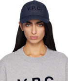 A.P.C. Navy Eden 'VPC' Cap