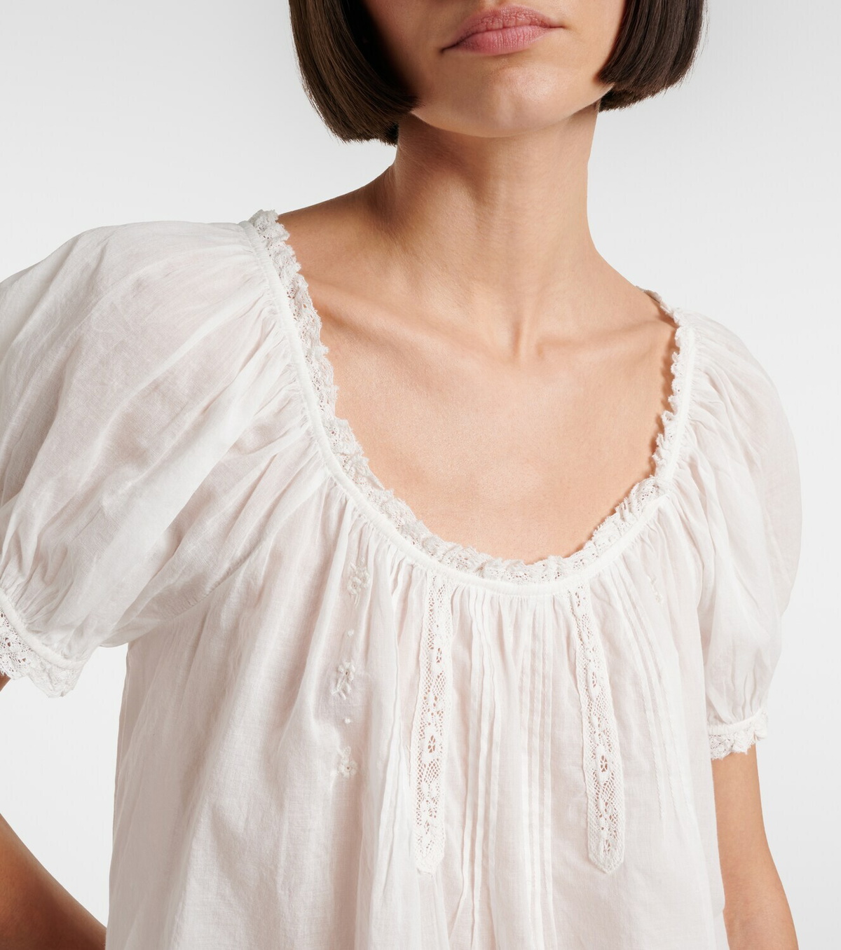 Dôen Frederica cotton voile top