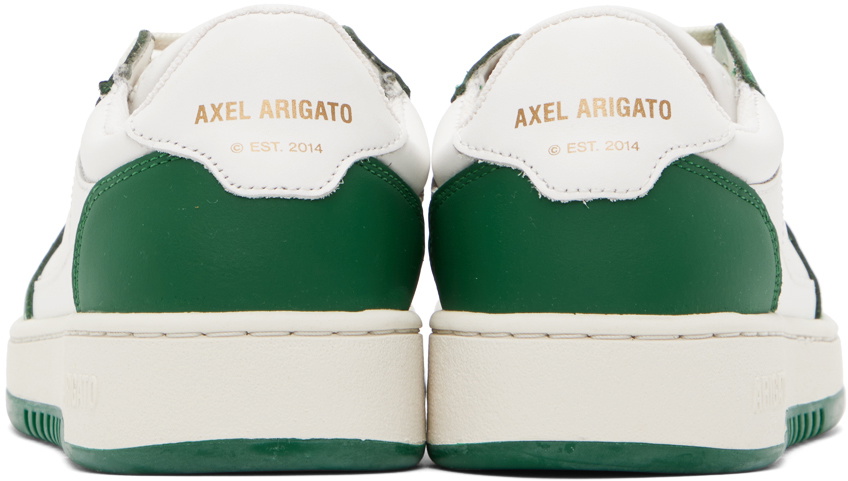 Axel Arigato White & Green Dice Lo Sneakers Axel Arigato