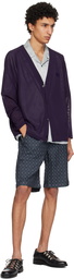 NEEDLES Purple Embroidered Cardigan