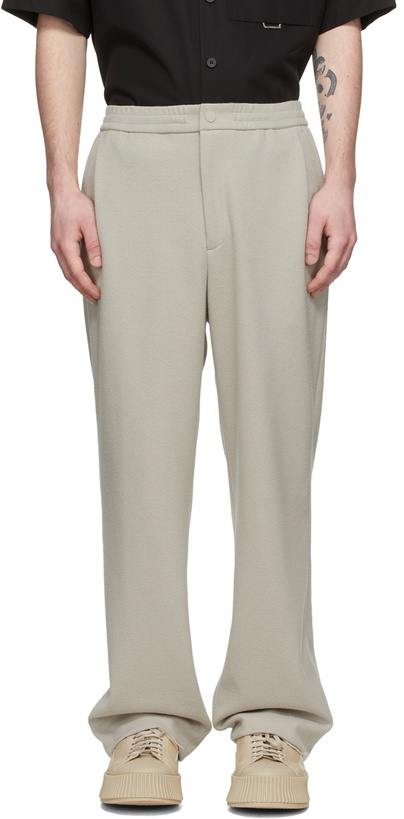 Photo: Solid Homme Grey Polyester Lounge Pants