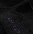 Heron Preston - Logo-Jacquard Stretch Cotton-Blend Socks - Black