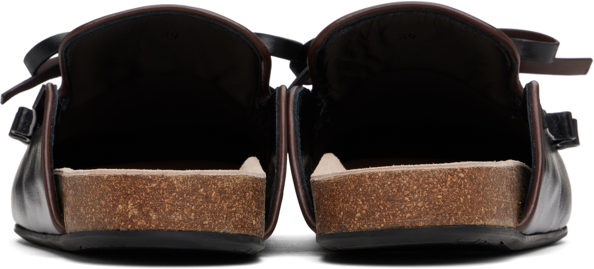 JW Anderson Black Ruffle Slip-on Loafers JW Anderson JW Anderson Black Ruffle Slip-on Loafers JW Anderson