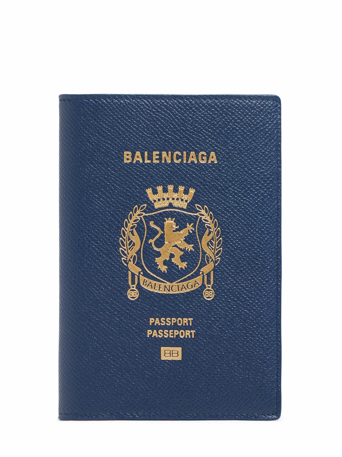 Balenciaga Men s Passport Holder in Black Balenciaga