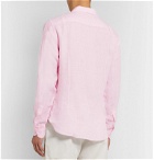 Orlebar Brown - Giles Slim-Fit Slub Linen Shirt - Pink