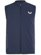 Castore - Active Padded Shell and Stretch-Jersey Gilet - Blue