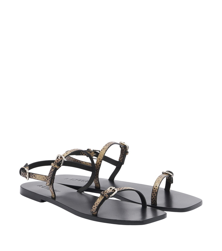 Photo: A.Emery Adley snake-effect leather sandals