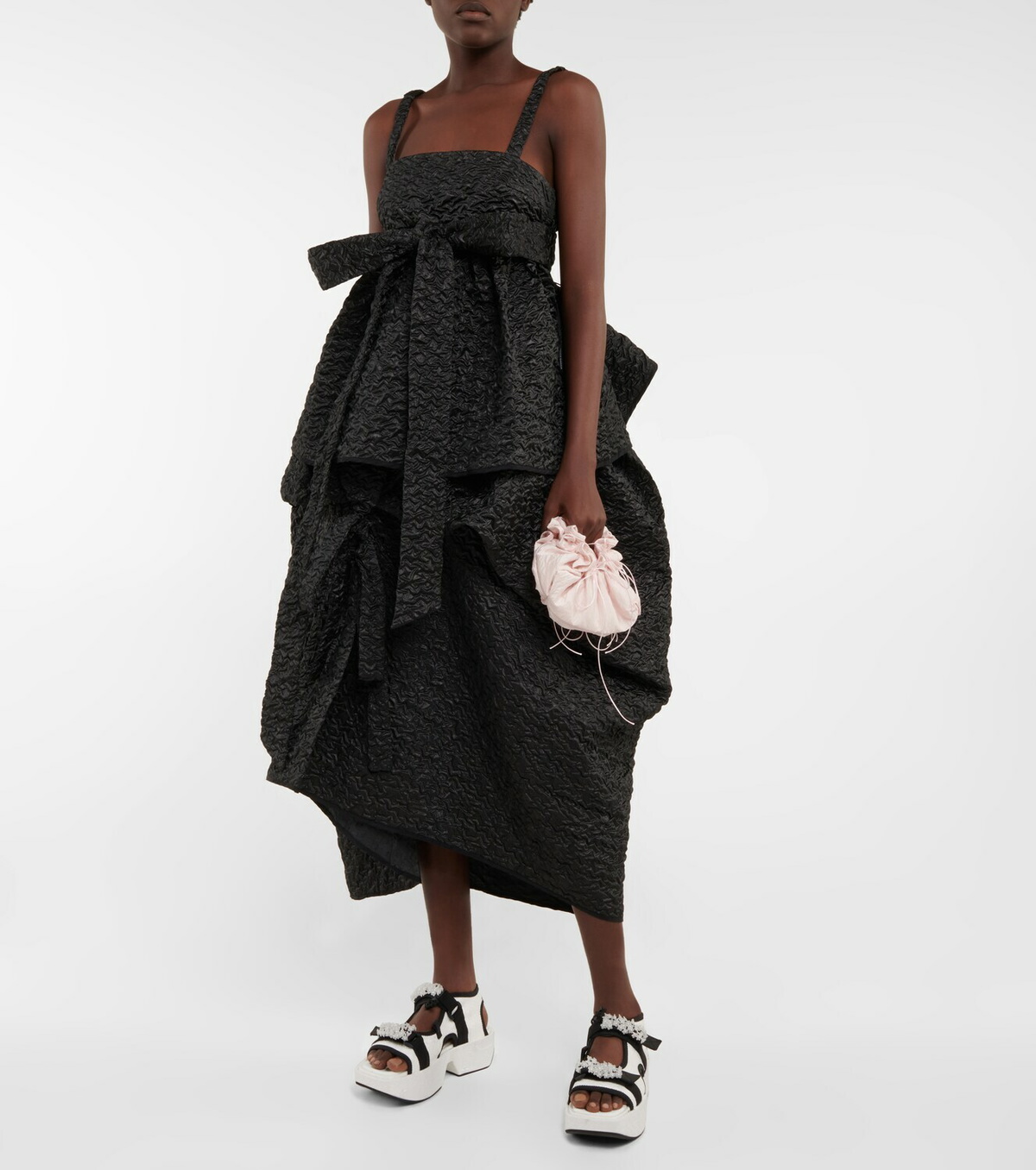 Cecilie Bahnsen Kiku Mini matlassé tote bag