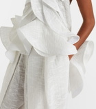Maticevski Étoile Wave ruffled top