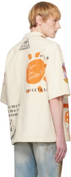 Marine Serre Off-White Regenerated Tote Bags Bowling Shirt