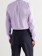 CANALI - Cutaway-Collar Cotton Shirt - Purple - EU 37