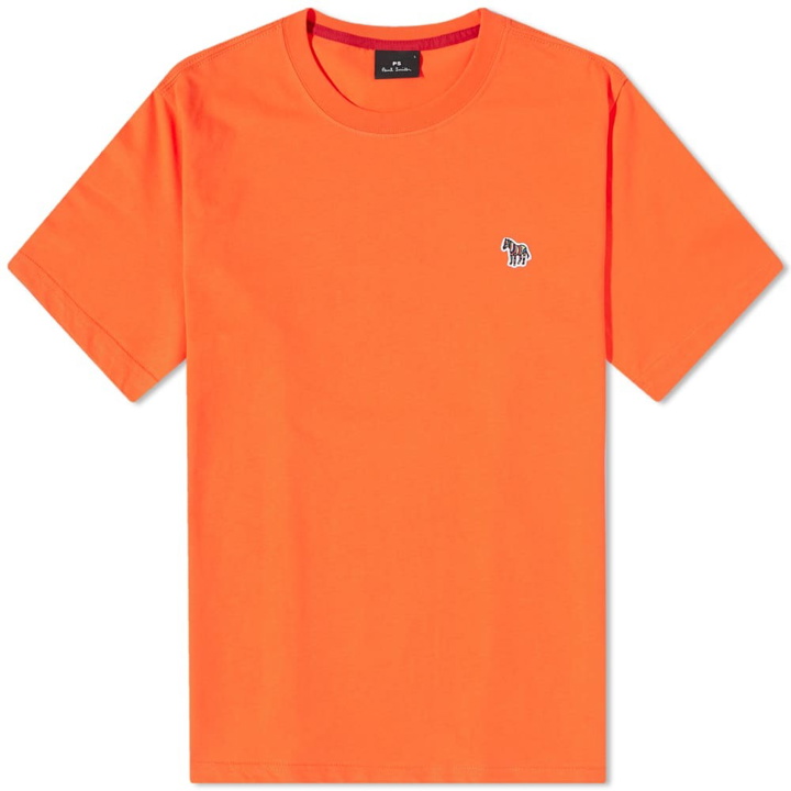 Photo: Paul Smith Men's Zebra Logo T-Shirt in Orange