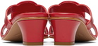 Martiniano Red Medalia Heeled Sandals