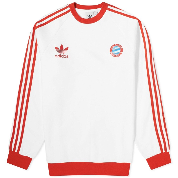 Photo: Adidas Men's FC Bayern Munich OG Crew Sweater in White