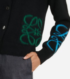 Loewe - Anagram intarsia wool cardigan
