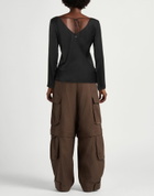 Manila Grace Womens Top in Black