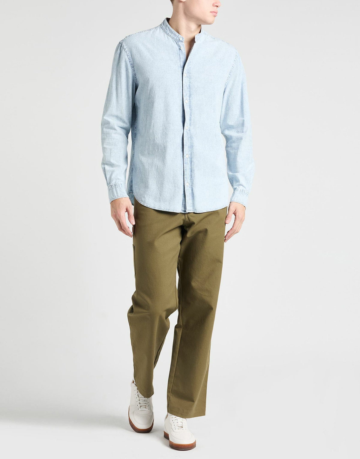 Dondup Mens Denim shirt in Blue