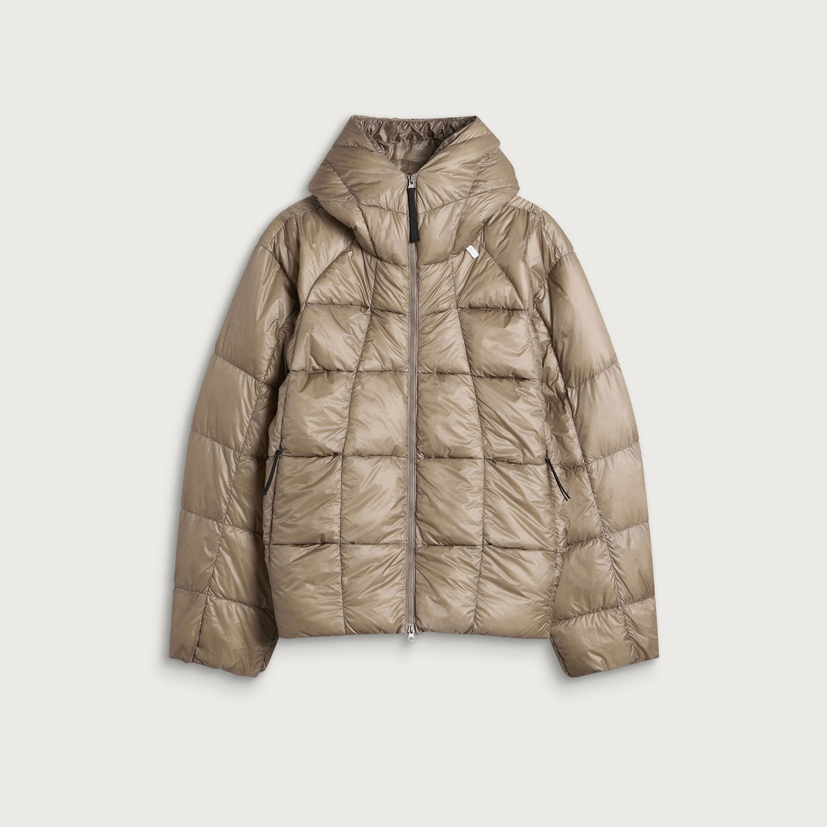 Goldwin Men's 0 Three-Dimensional Down Parka Jacket in Moon Rock
