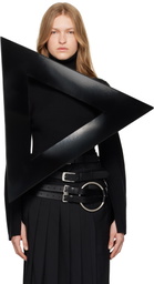 Junya Watanabe Black Enamel Triangle Top
