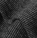 William Lockie - Striped Cashmere-Blend Socks - Black