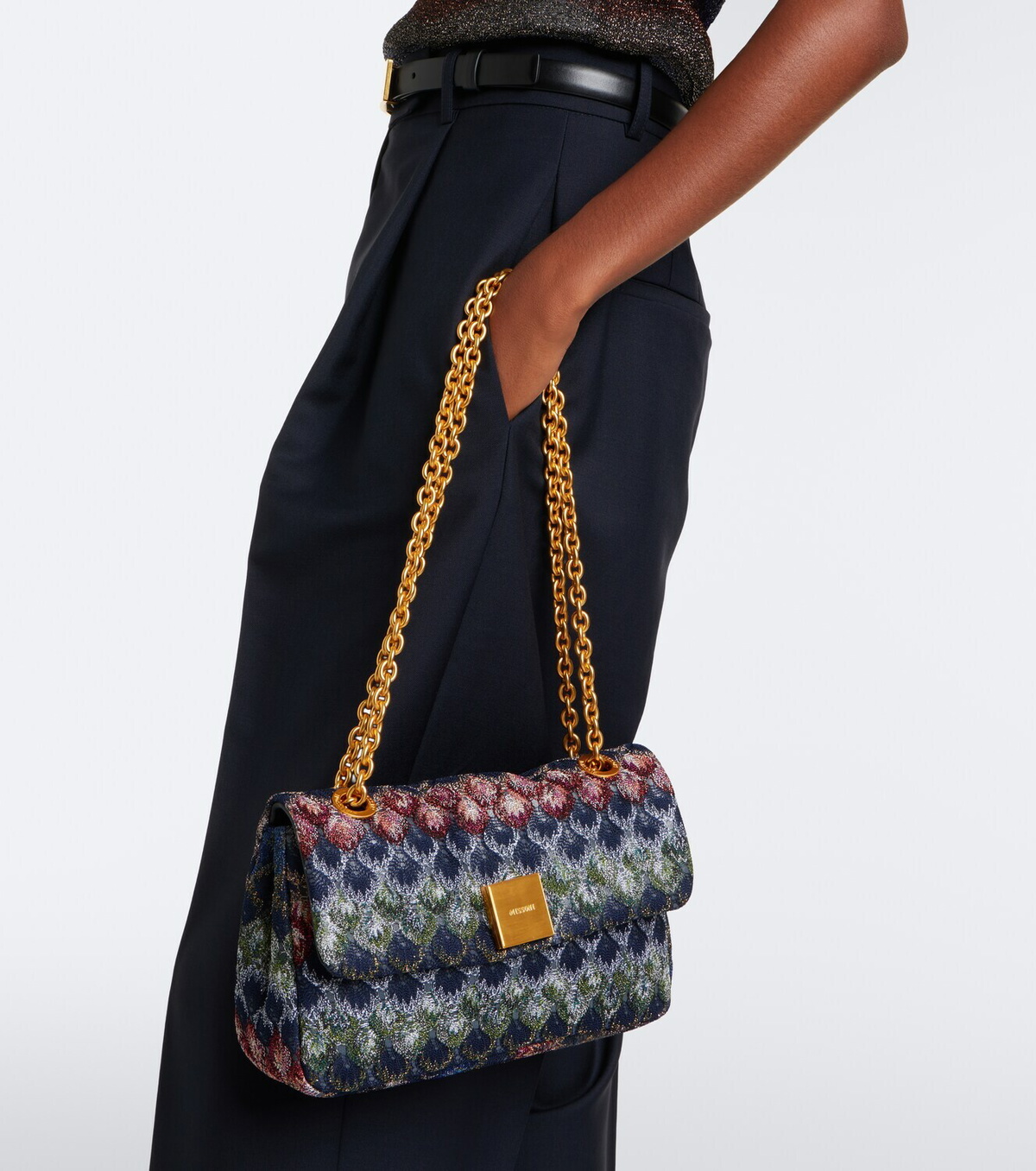 Missoni Small lace shoulder bag