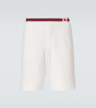 Burberry EKD cotton-blend towelling shorts