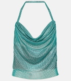 Giuseppe di Morabito Crystal-embellished halterneck top