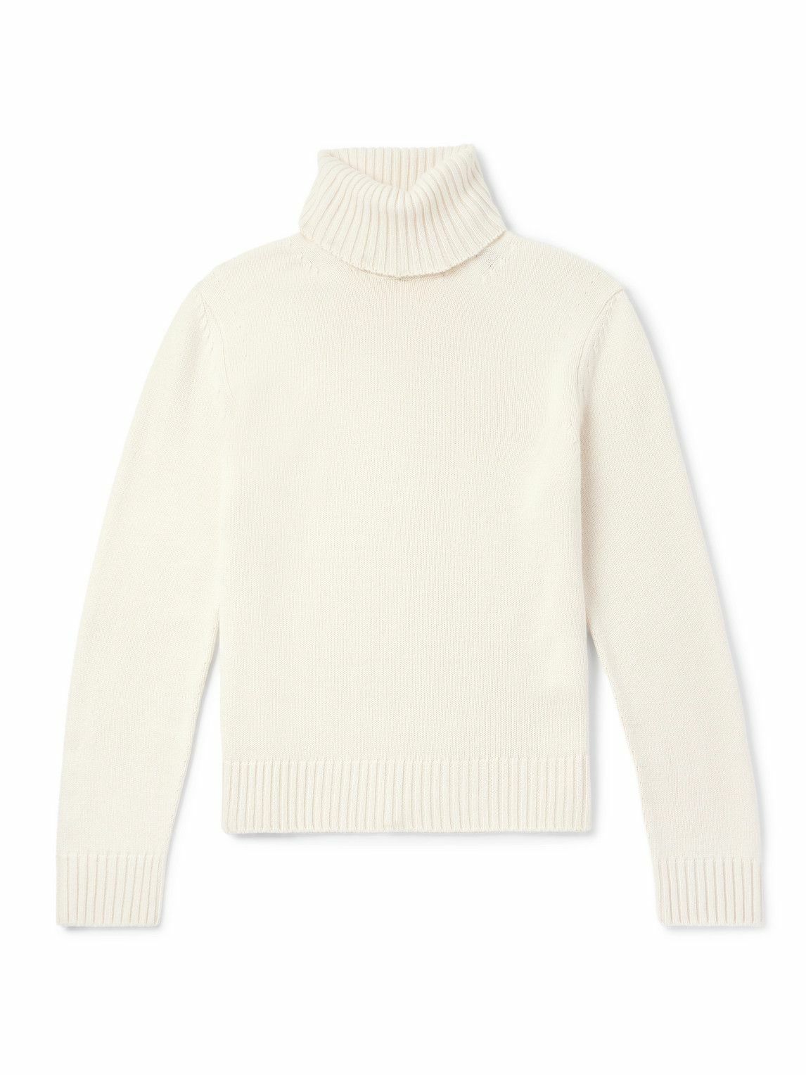 TOM FORD - Cashmere Rollneck Sweater - White