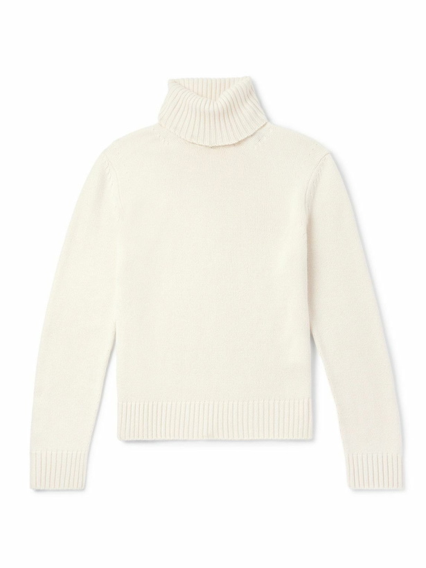 Photo: TOM FORD - Cashmere Rollneck Sweater - White