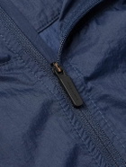 DISTRICT VISION - Milli Ultralight Ripstop Hooded Jacket - Blue