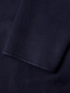 Stòffa - Brushed-Wool Trench Coat - Blue