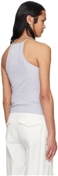 Dion Lee Gray Barball Tank Top
