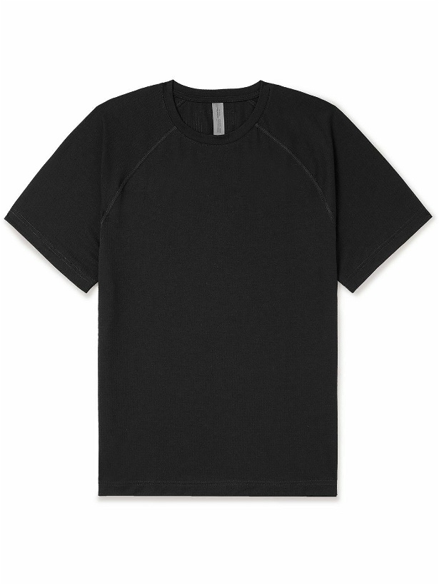 Photo: Outdoor Voices - Logo-Appliquéd ThinkFast T-Shirt - Black
