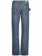 BOTTEGA VENETA - Medium Washed Straight Denim Jeans