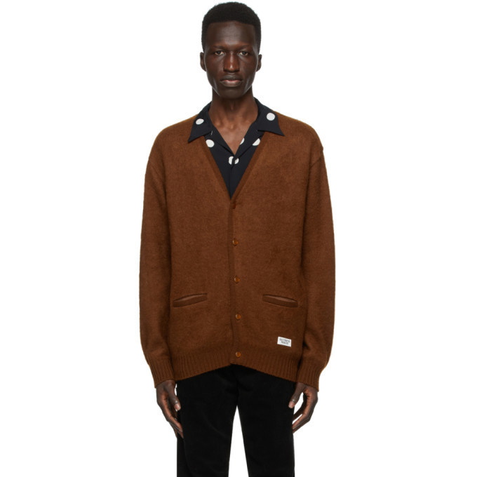 Photo: WACKO MARIA Brown Wool Cardigan