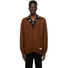 WACKO MARIA Brown Wool Cardigan