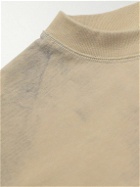 HAYDENSHAPES - Volume Tie-Dyed Cotton-Jersey T-Shirt - Brown