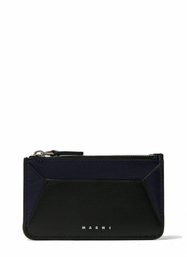 Photo: Colour Block Zip-Top Cardholder in Blue