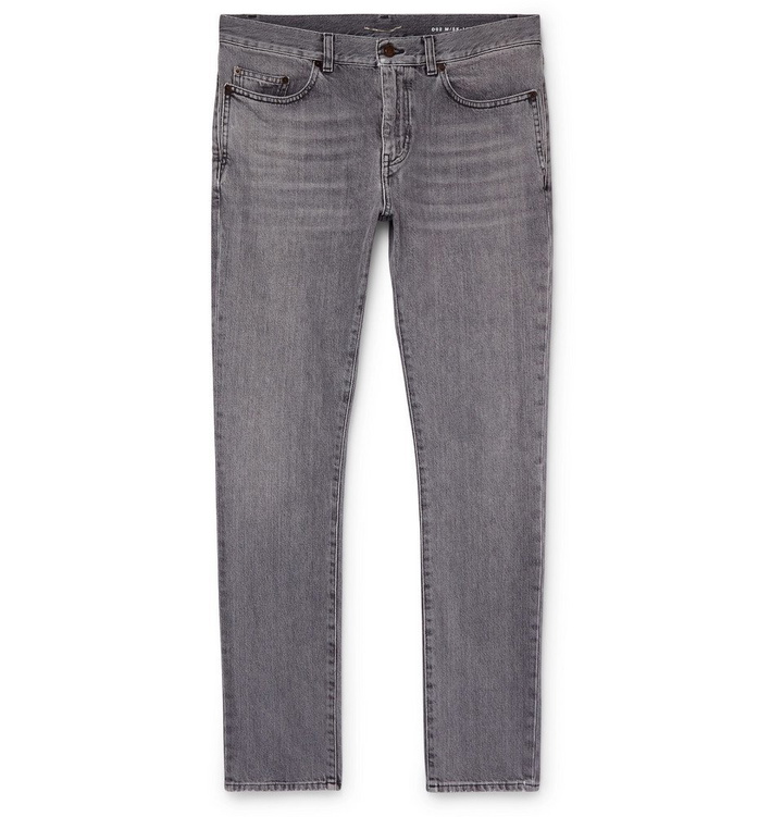 Photo: Saint Laurent - Skinny-Fit Denim Jeans - Men - Gray